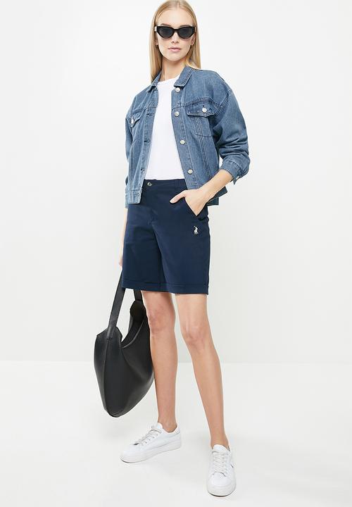 POLO - Harriet basic walk short - navy