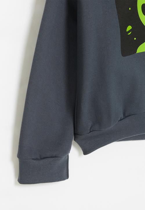 Pop Candy - Hooded graphic sweatshirt - charcoal