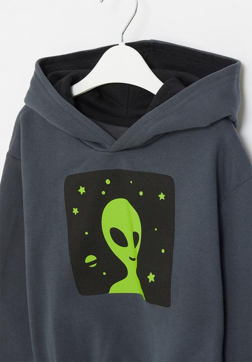Pop Candy - Hooded graphic sweatshirt - charcoal