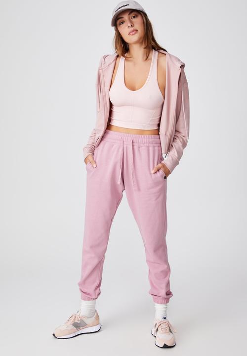 Cotton On - Lifestyle gym track pant - orchid smoke