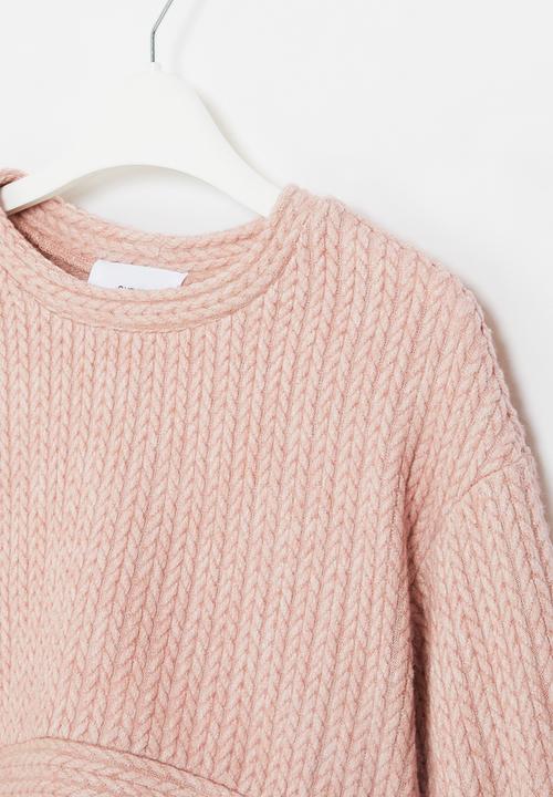 Superbalist - Cropped sweat top - pink