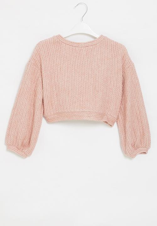 Superbalist - Cropped sweat top - pink