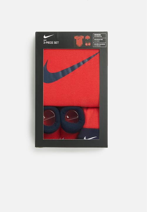 Nike - Nhn nike swoosh 3 piece boxed set - red