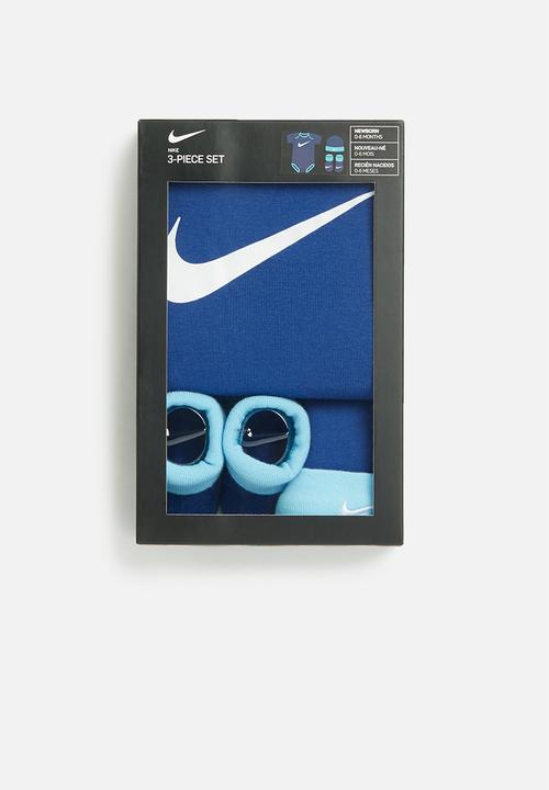 Nike - Nhn nike swoosh 3 piece boxed set - blue 
