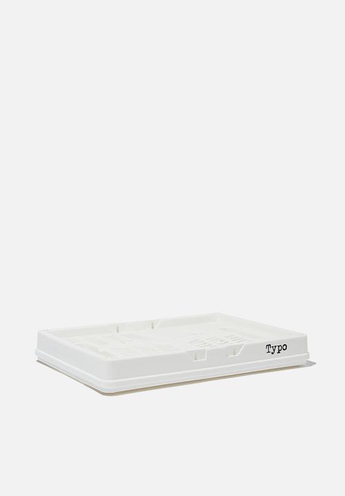 Typo - Large foldable storage-white