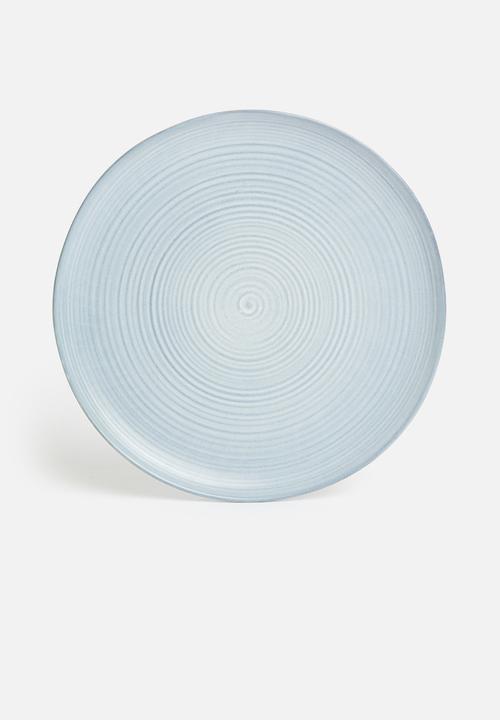 Sixth Floor - Blurr dinner plate set of 4 - blue 