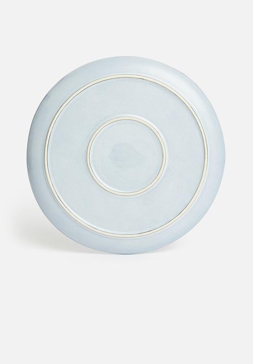 Sixth Floor - Blurr dinner plate set of 4 - blue 