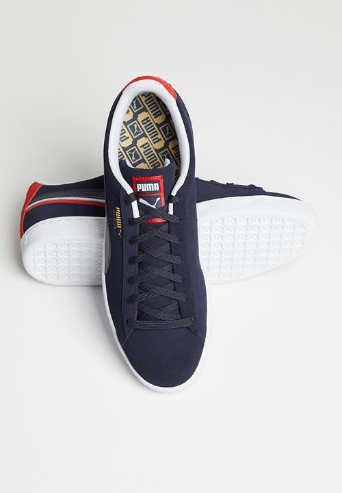 PUMA - Suede triplex - peacoat-high risk red-puma white