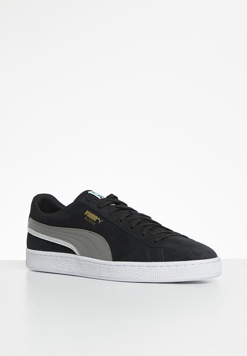 PUMA - Suede triplex - puma black-steel gray-puma white