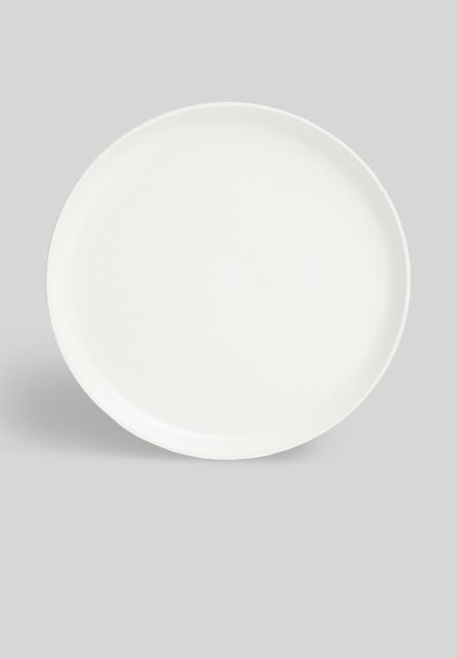 Sixth Floor - Crisp dinner plate set of 4 - white 
