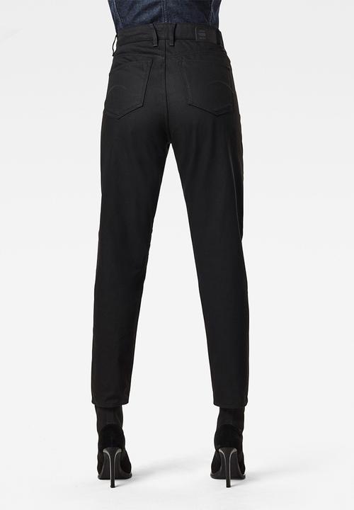 G-STAR - Janeh ultra high mom ankle jeans - pitch black