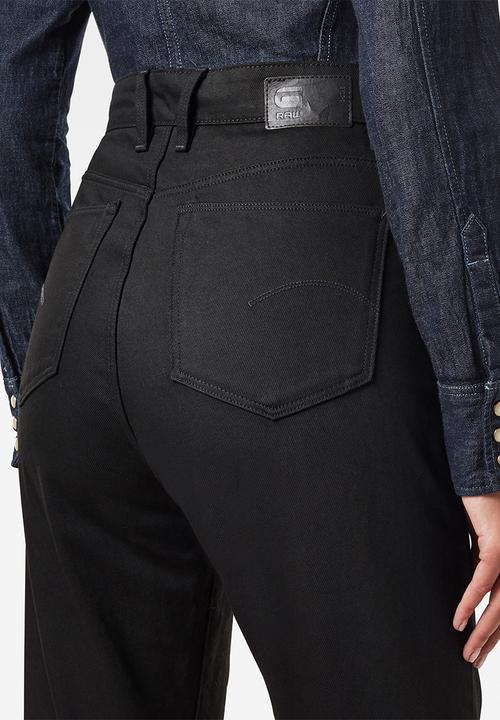 G-STAR - Janeh ultra high mom ankle jeans - pitch black