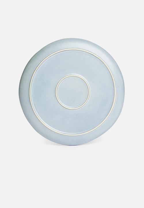 Sixth Floor - Blurr side plate set of 4 - blue