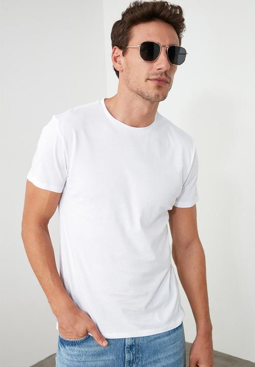 Trendyol - Plain crew neck 3 pack tees - multi