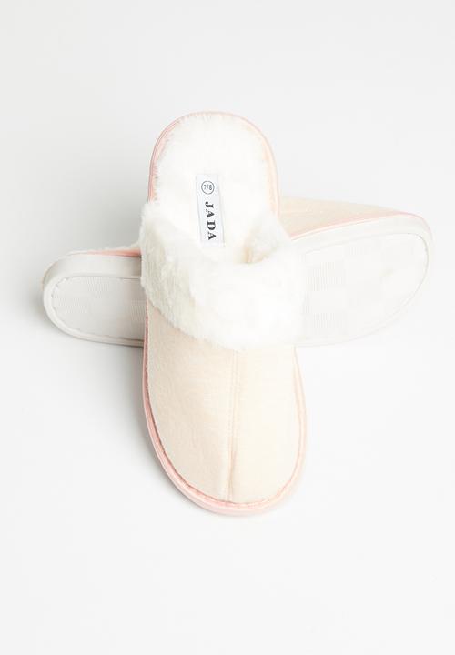 Jada - Fluffy slipper - beige