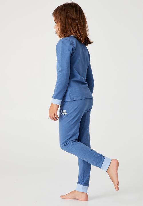 Cotton On - Orlando long sleeve pyjama set licensed - blue 