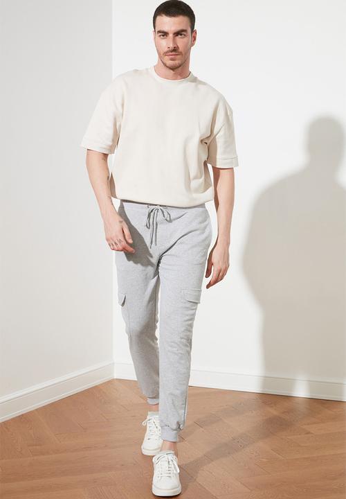 Trendyol - Basic cargo joggers - grey