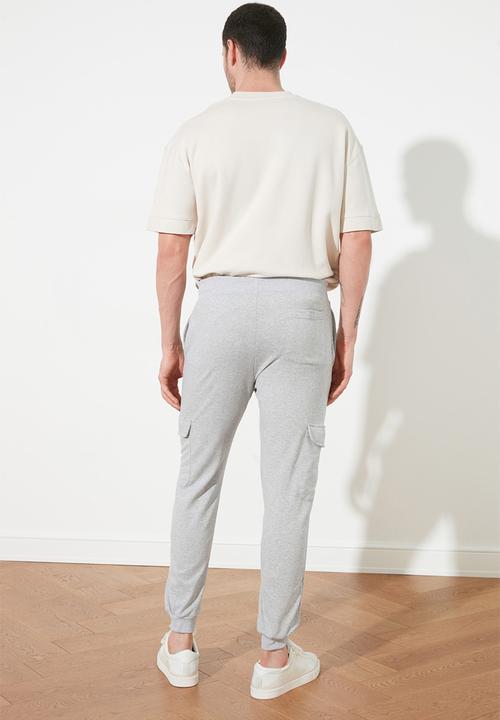 Trendyol - Basic cargo joggers - grey