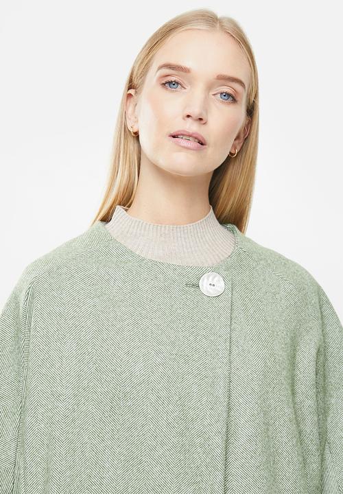 POLO - Hazel swing coat - heringbone