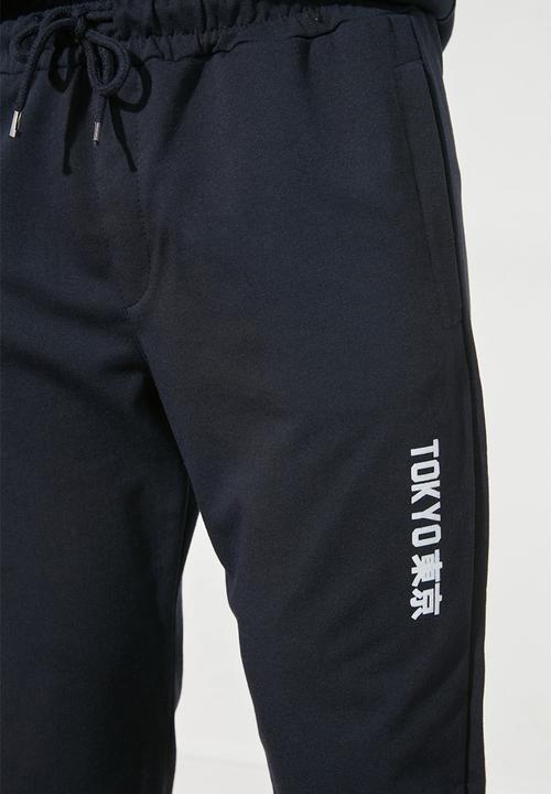 Trendyol - Side print joggers - navy