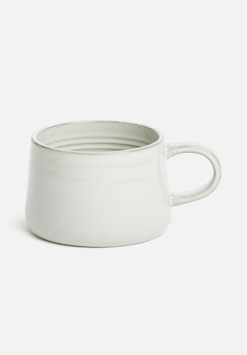 Sixth Floor - Ripple mug set of 4 - grey