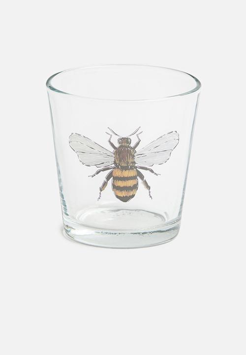 H&S - Bug tealight holder set of 2 - bee & green beetle