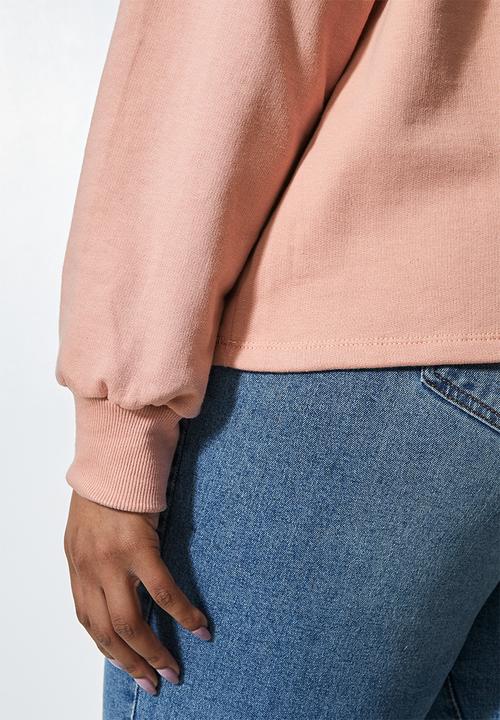 Superbalist - Crop funnel neck - dusty pink