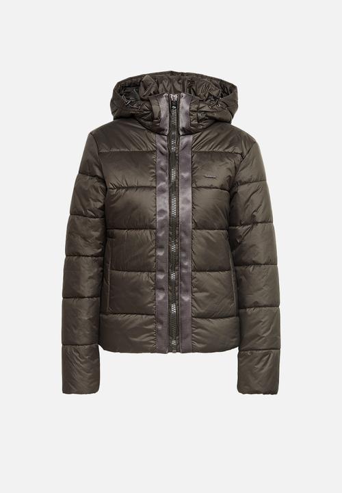 G-STAR - Meefic hooded padded jacket - asfalt