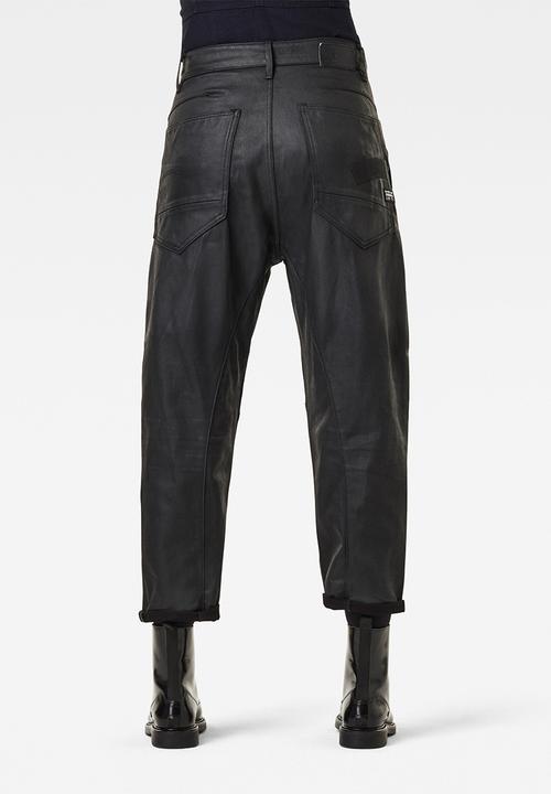 G-STAR - C-staq 3d boyfriend crop jeans - waxed black cobler