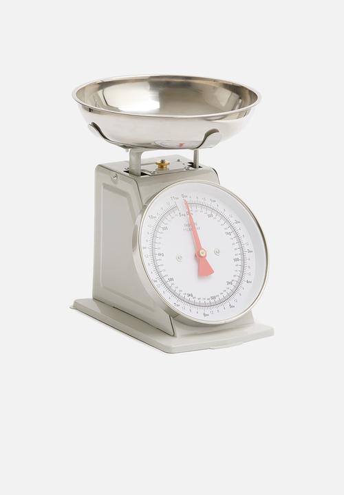 Excellent Houseware - Retro kitchen scale - cream
