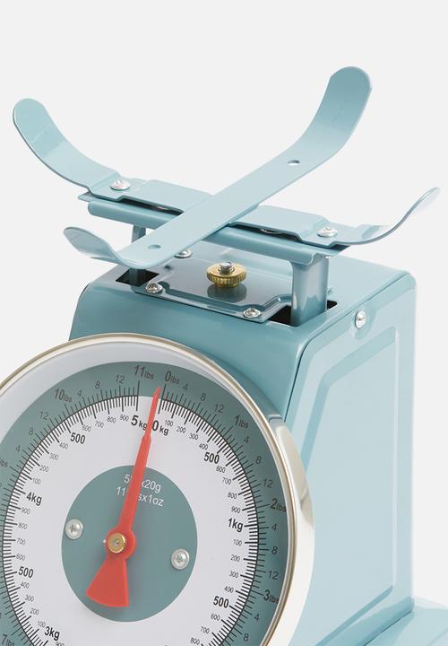 Excellent Houseware - Retro kitchen scale - blue