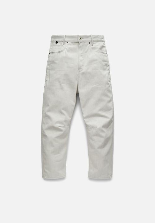 G-STAR - C-staq 3d boyfriend crop - ecru