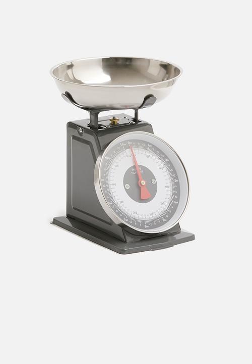 Excellent Houseware - Retro kitchen scale - grey