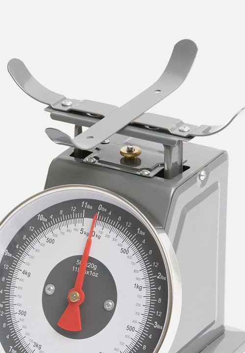 Excellent Houseware - Retro kitchen scale - grey