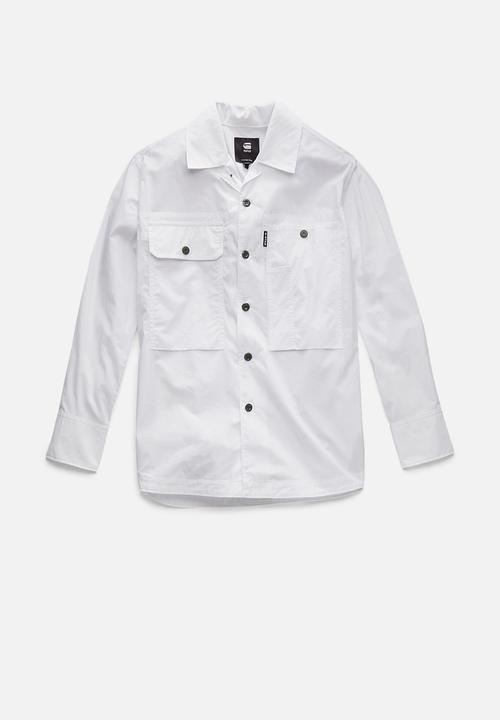 G-STAR - Boyfriend shirt - white