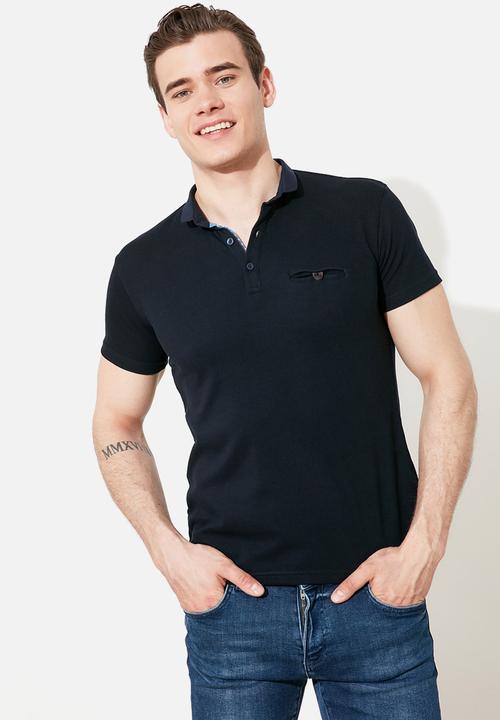 Trendyol - Chest pocket golfer - navy