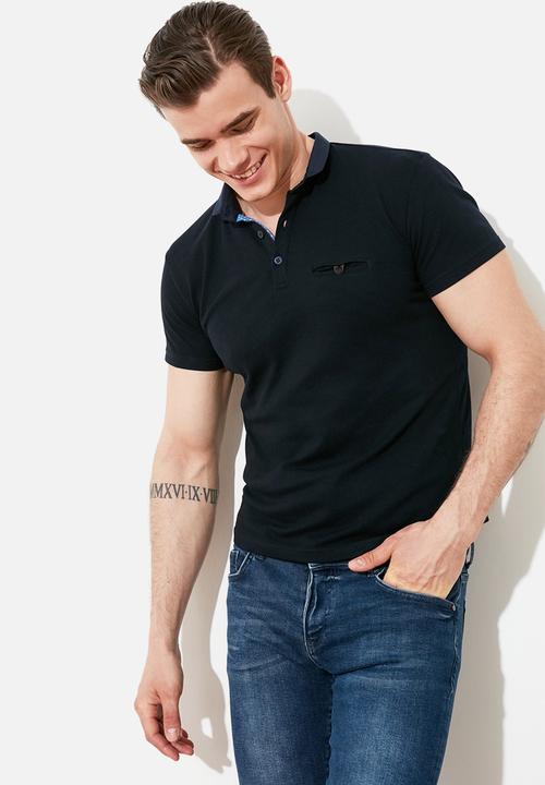 Trendyol - Chest pocket golfer - navy