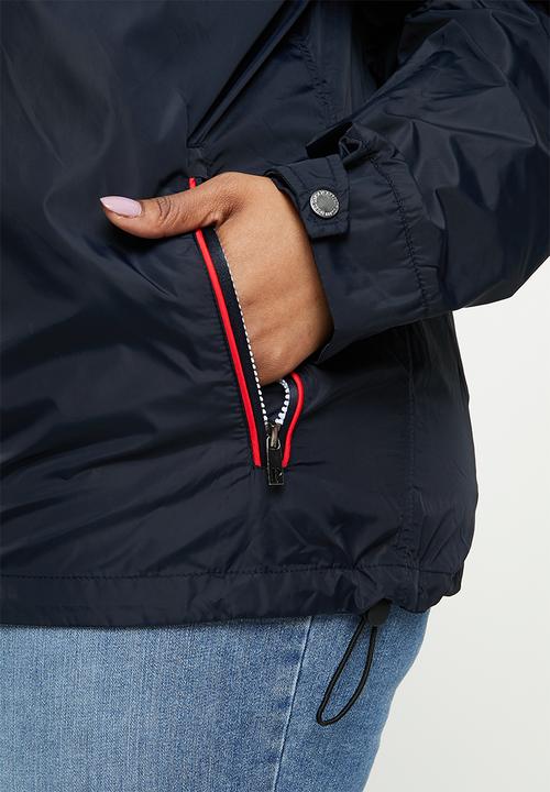 POLO - Plus Tiffany long sleeve rain jacket - navy