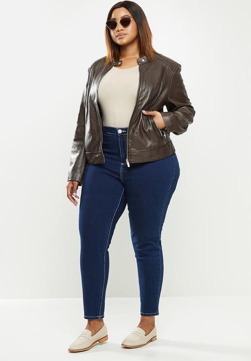 POLO - Plus Hilton quilted leather jacket - chocolate
