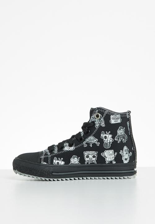 Skechers - Jagged - black & silver