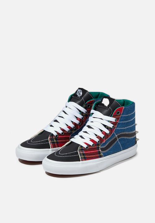 Vans - Sk8-hi - (tartan daze) multi/acid dye