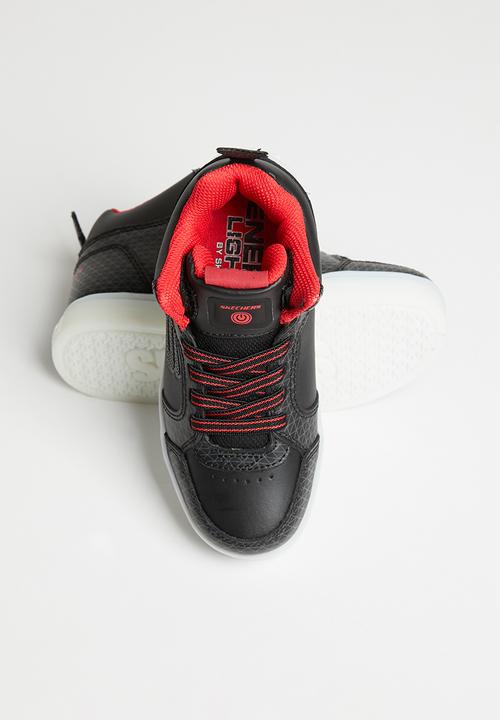 Skechers - Energy lights - eliptic - black & red