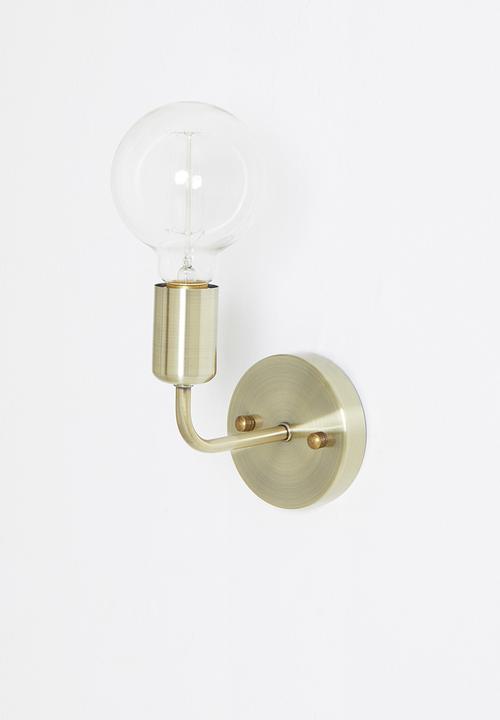Sixth Floor - Simple wall light - gold