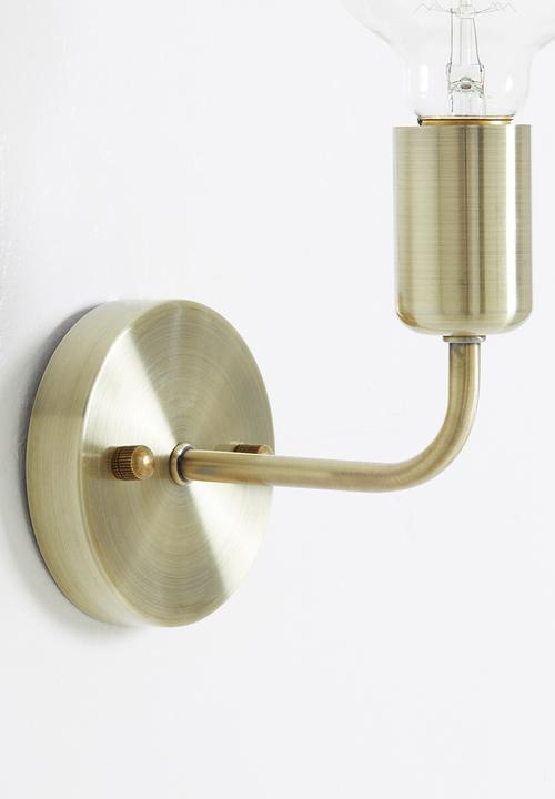 Sixth Floor - Simple wall light - gold