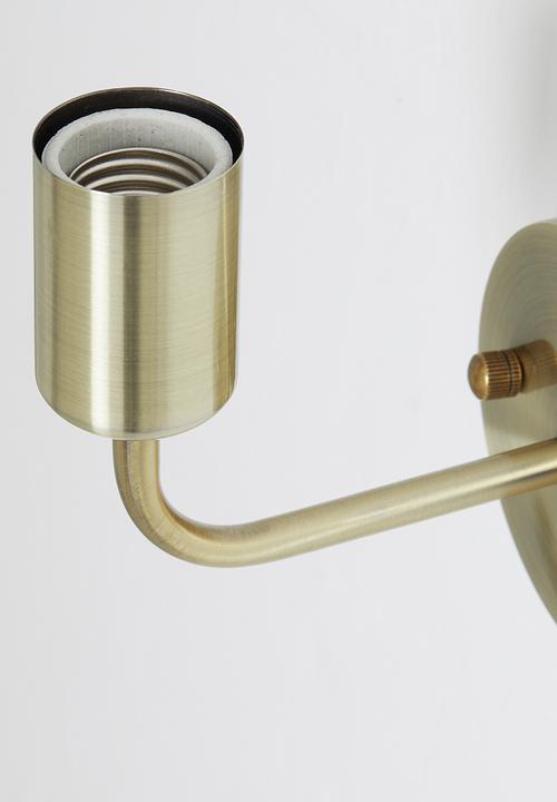 Sixth Floor - Simple wall light - gold