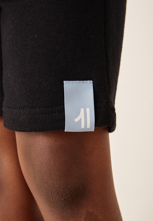 Flyersunion - 2 pack fleece short - black & grey