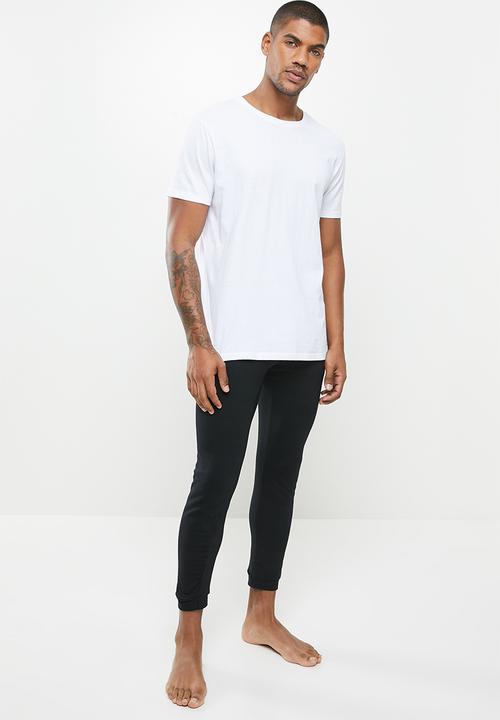Superbalist - Basic 2 pack longjohns - black