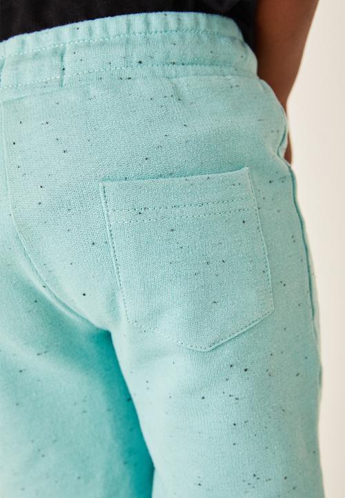 Flyersunion - 2 pack fleece short - grey & blue