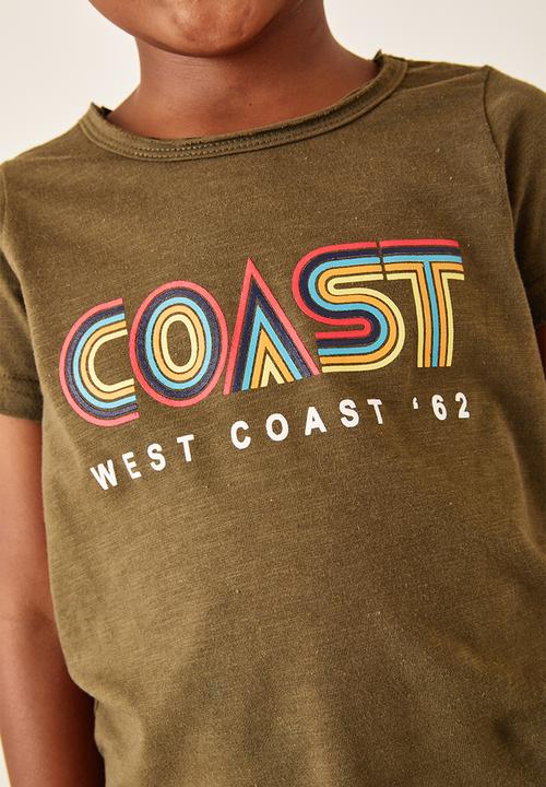 Flyersunion - West coast tee - olive slub