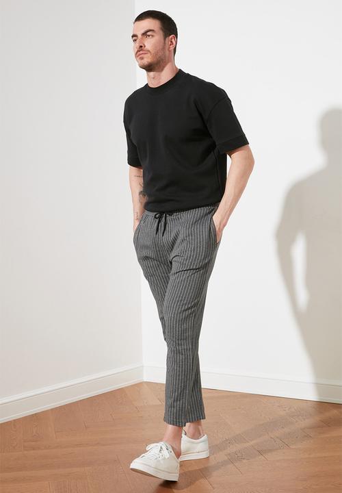 Trendyol - Pinstripe joggers - grey